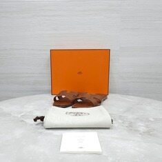 [럭스유] 36.5 / 에르메스 골드 오란 샌들 슬리퍼 H021056Z 썸네일 6