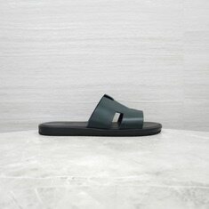 [럭스유] (새상품) 42 / 에르메스 이즈미르 샌들 슬리퍼 그린 H212879ZH 썸네일 3