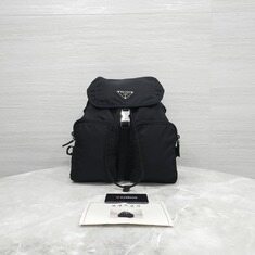 [럭스유] 프라다 삼각로고 리나일론 백팩 스몰 썸네일 9