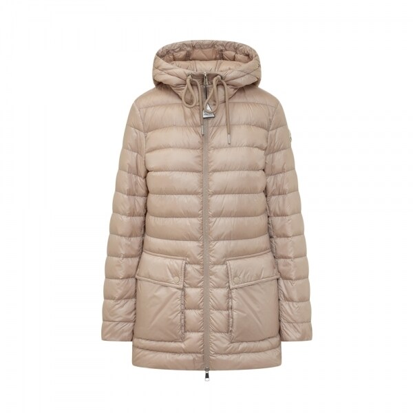 몽클레어 26SS JASMIN 로고 패치 패딩 자켓 라이트베이지 1A000 29 597YG 212 - Moncler