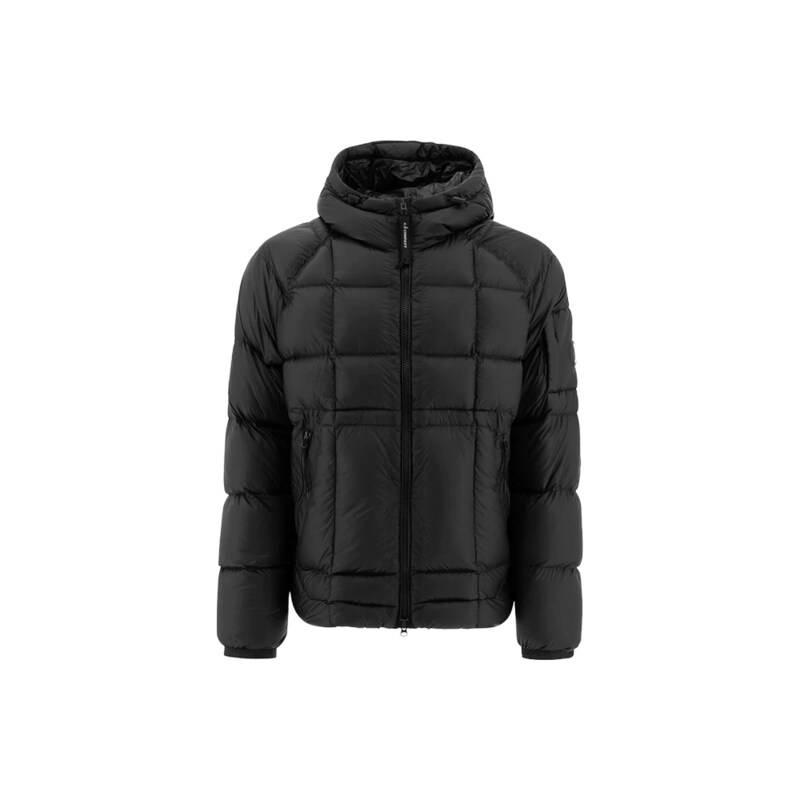CP컴퍼니 26FW 렌즈 와펜 DD 쉘 패딩 자켓 블랙 RFCMOW702A 110416A 999 - CP company