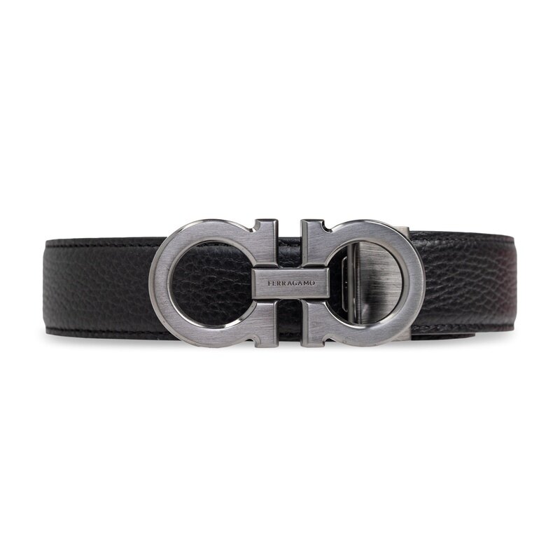 26SS 페라가모 간치니 리버시블 남성 벨트 670428 780486 - Salvatore Ferragamo