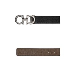 26SS 페라가모 간치니 리버시블 남성 벨트 670428 780486 썸네일 4