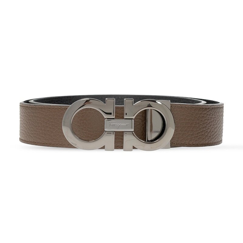 26SS 페라가모 간치니 리버시블 남성 벨트 675542 705614 - Salvatore Ferragamo