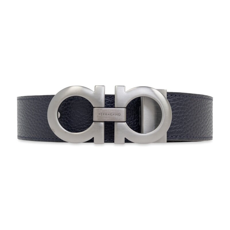 26SS 페라가모 간치니 리버서블 남성 벨트 675542 776307 - Salvatore Ferragamo