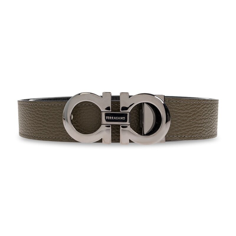26SS 페라가모 간치니 리버서블 남성 벨트 675542 790259 - Salvatore Ferragamo