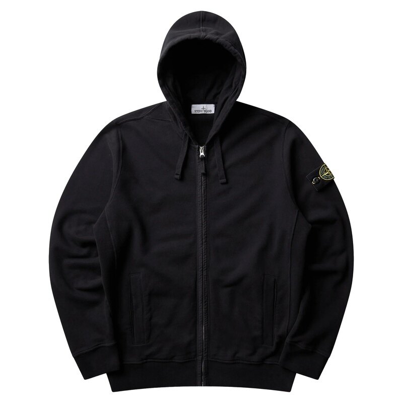 26FW 스톤아일랜드 코튼 플리스 남성 후드 집업 L2S15 6100067 S0A20 V0029 - Stone Island