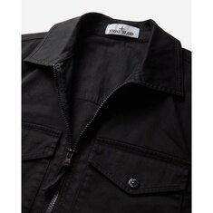 26FW 스톤아일랜드 오가닉 코튼 새틴 남성 셔츠 자켓 L2S15 1200010 S0012 V0029 썸네일 2