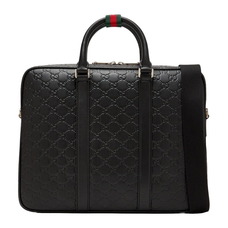 26SS 구찌 GG 엠블럼 라지 브리프케이스 850222 AAFOM 1053 - Gucci