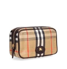 [비엔비명품관] BURBERRY 버버리 여성 하이랜드 메이크업 파우치백 썸네일 1