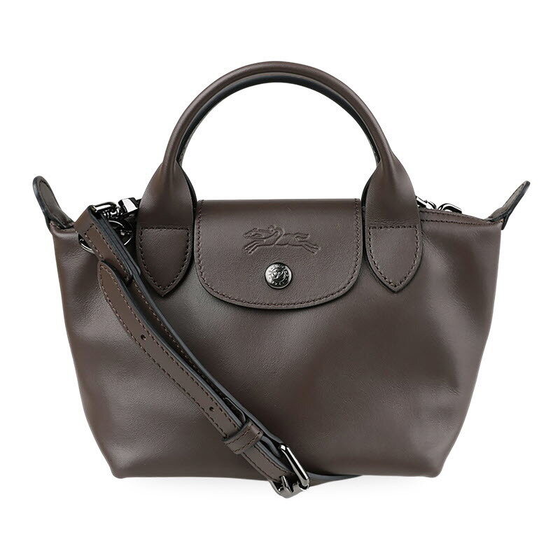 디몬트 롱샴 여성 르 플리아쥬 엑스트라 XS 토트 숄더백(모카) L1500987 002 - Longchamp