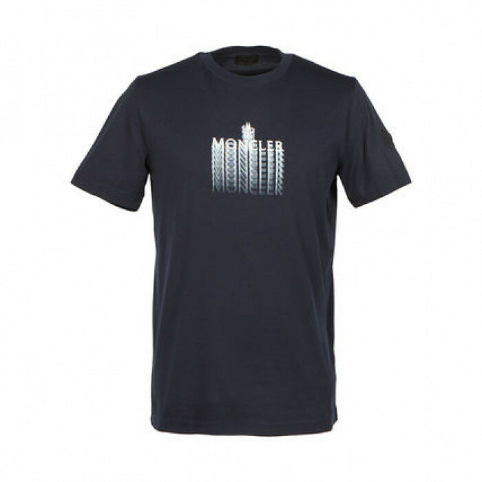 몽클레어 페이디드 로고 코튼 티셔츠 8C00029 89A17 742 - Moncler