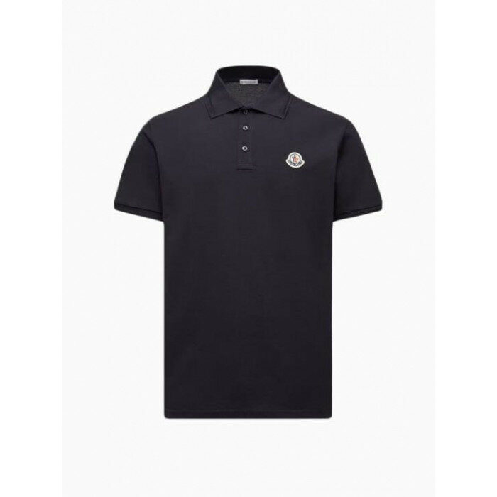 몽클레어 로고 패치 코튼 피케 폴로 셔츠 8A00011 84556 77X - Moncler