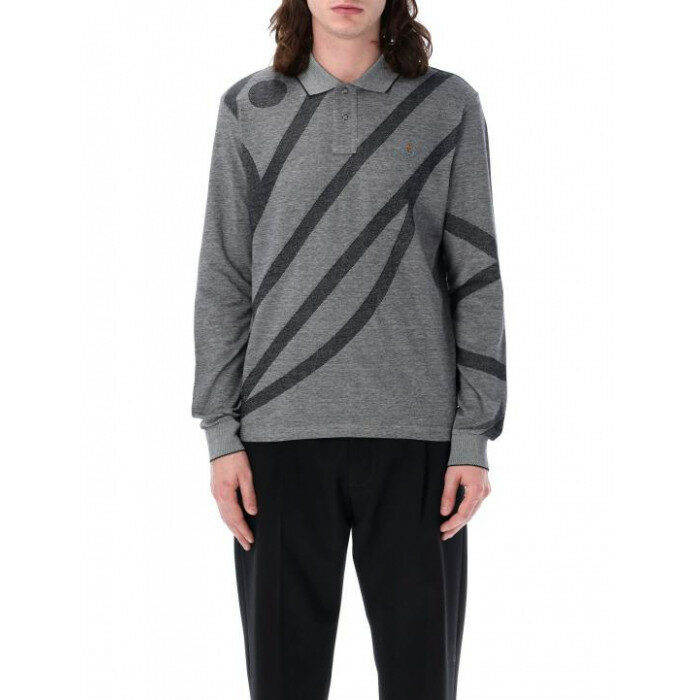 비비안웨스트우드 LS 폴로 ORB 로고 티셔츠 2H01000H J0051 P211 - Vivienne Westwood