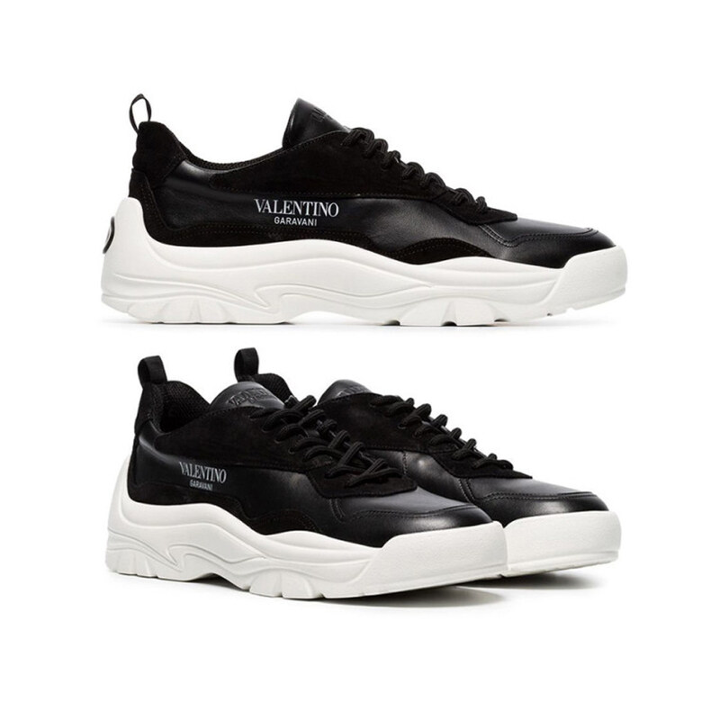 11주년 로고 반시 스니커즈 블랙 TY2S0B17 VRN 0NO - Valentino Garavani