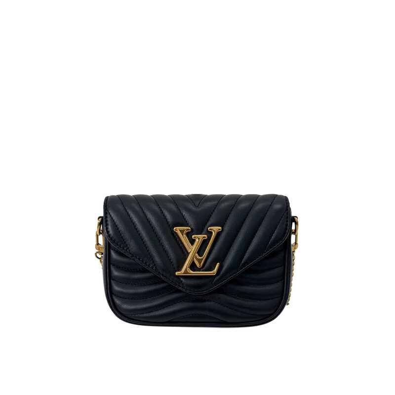 [중고명품비아르] 루이비통 뉴 웨이브 멀티 포쉐트 숄더백 크로스백 블랙 M56461 - Louis Vuitton