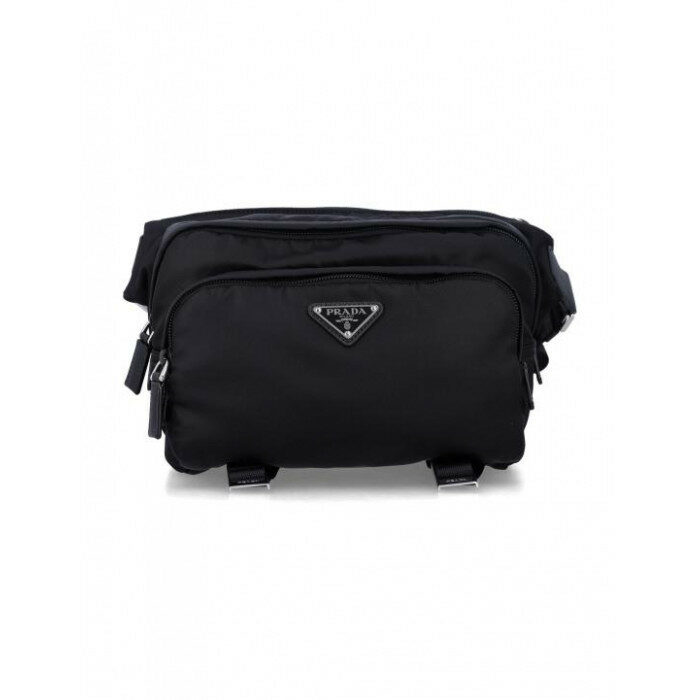 프라다 리나일론 앤 레더 숄더백 2VH200 2DMG F0002 - Prada
