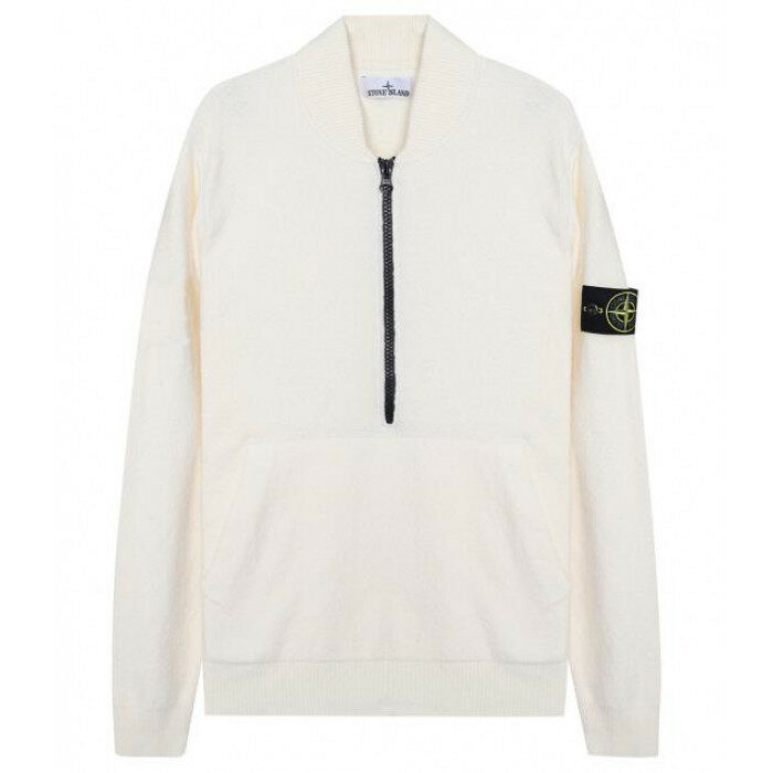 스톤아일랜드 533D2 소프트 거즈 이펙트 코튼 하프 집 7815533D2 V0099 - Stone Island