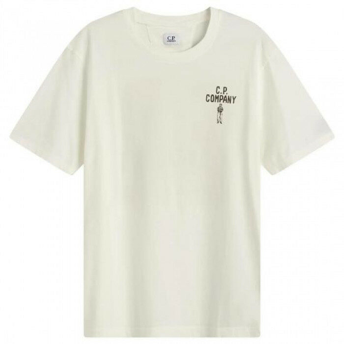 CP컴퍼니 301 Pd 저지 숏 슬리브 티셔츠 20CMTS174A 110579W 103 - CP company
