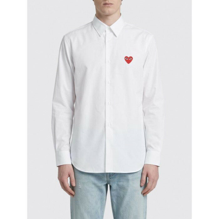 꼼데가르송 레드하트 와펜 셔츠 AX B002 051 2 - Comme des Garcons