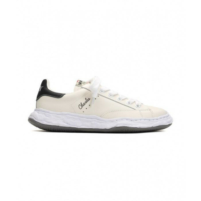 메종 미하라 야스히로 찰스 OG 솔 레더 로우탑 스니커 A12FW701 WHITE - Mihara Yasuhiro