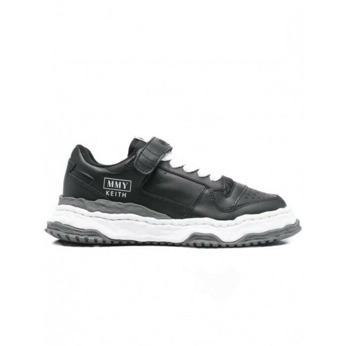 메종 미하라 야스히로 KEITH OG 솔 가죽 로우탑 스니커즈 A15FW738 BLACK - Mihara Yasuhiro