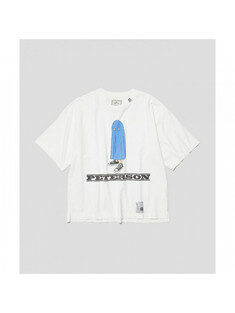 메종 미하라 야스히로 OLIVER 프린트 하프 슬리브 반팔 A15TS651 WHITE 썸네일 1