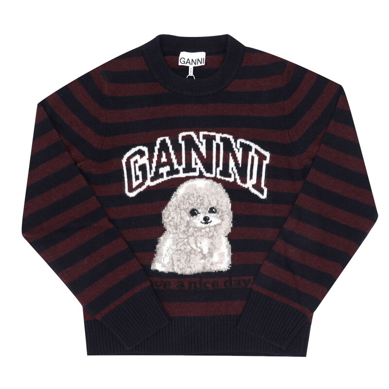 [가니 GANNI] K2567 999 여성 니트 - Ganni