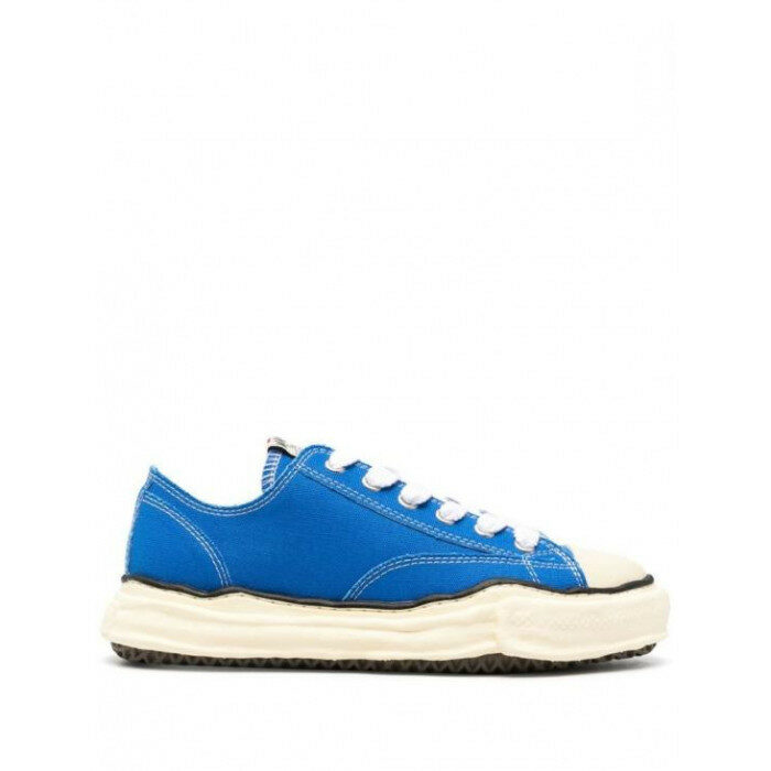메종 미하라 야스히로 피터슨 OG솔 캔버스 로우탑 스 A09FW733 CL BLUE - Mihara Yasuhiro