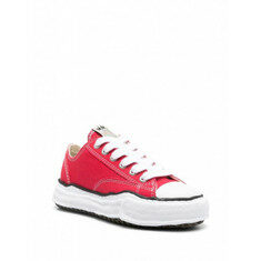 메종 미하라 야스히로 피터슨 OG솔 캔버스 로우 스니커 A01FW702 RED 썸네일 1