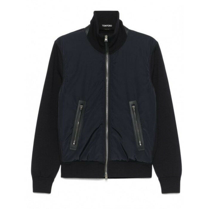 톰포드 라이트 나일론 프런트 메리노 지퍼 자켓 KZY003 YMW012F24 HB800 - Tom Ford