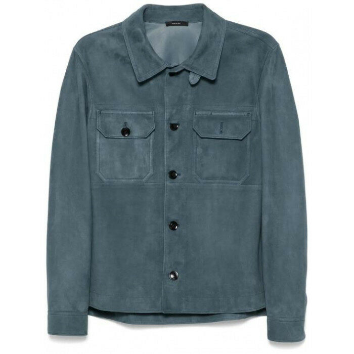 톰포드 스웨이드 라이트웨이트 아우터 셔츠 자 LJS001 LMS018S25H B425 - Tom Ford