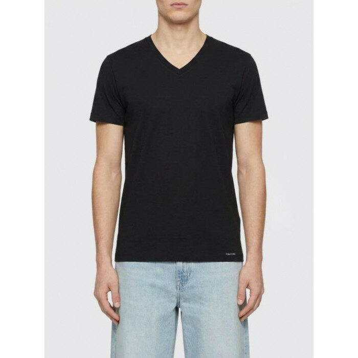 톰포드 브이넥 반팔 티셔츠 T4M09 1040 002 - Tom Ford