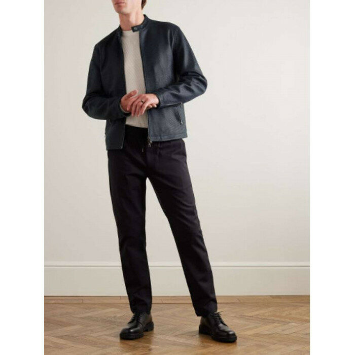띠어리 WYNMORE Crack 레더 Jaket 크랙 자켓 N0670401 XHX - Theory