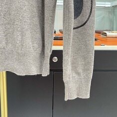 [더럭스] 에르메스 샹달 캐시미어 니트 후드 집업 베이지 H667040 썸네일 5