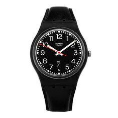 [스와치 SWATCH] GB750 공용 가죽시계 썸네일 1