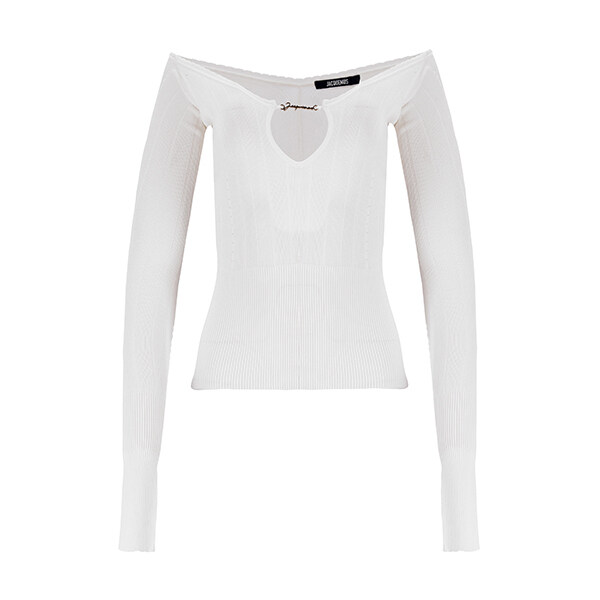 [자크뮈스 JACQUEMUS] 241KN357-2358 110 여성 니트 - Jacquemus