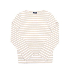 [세인트제임스 SAINT JAMES] 9858 NATUREL NEIGE 공용 긴팔티 썸네일 1