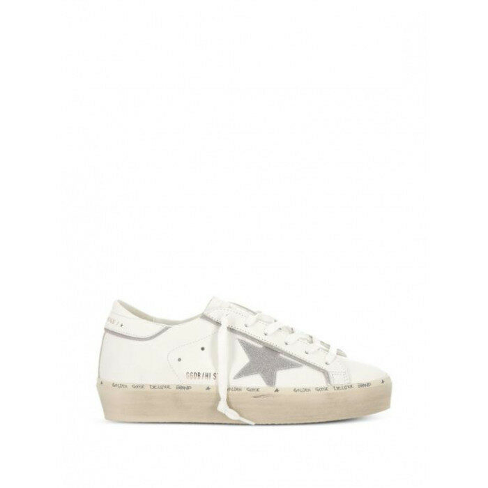 골든구스 하이스타 스니커즈 레더 텅 글리터 힐 GWF00118 F008092 10847 - Golden Goose
