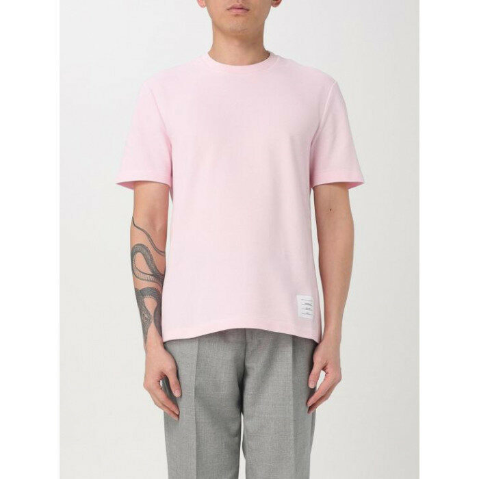 톰브라운 클래식 피케 4바 티셔츠 MJS123A 00050 680 - Thom Browne