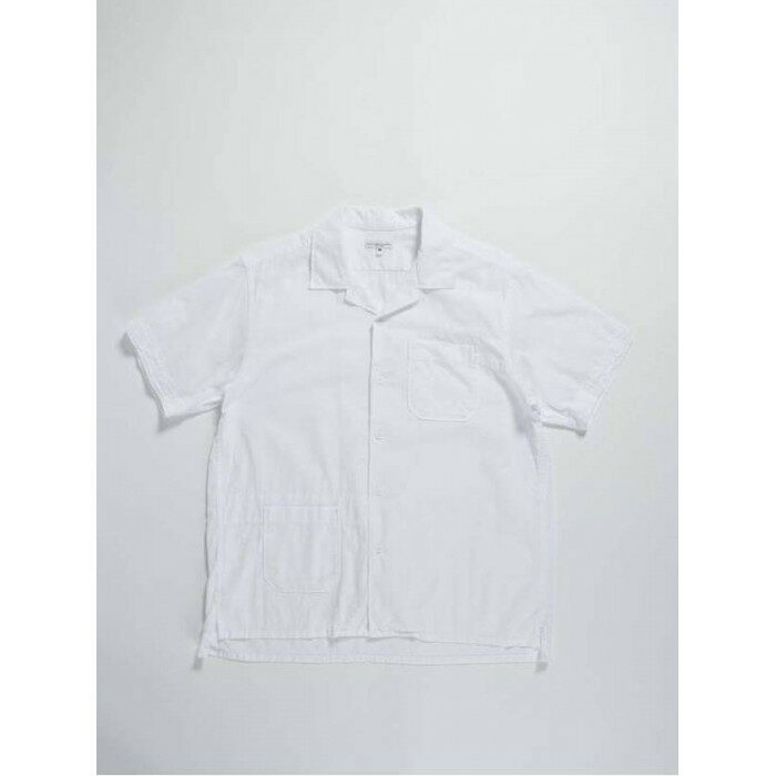 엔지니어드 가먼츠 Camp 셔츠 D 화이트 코튼 Handkerch 24S1A004 OR015 SV068 - Engineered Garments