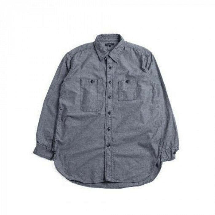 엔지니어드 가먼츠 워크 셔츠 B 인디고 코튼 샴브 24F1A007 PS017 ZT194 - Engineered Garments
