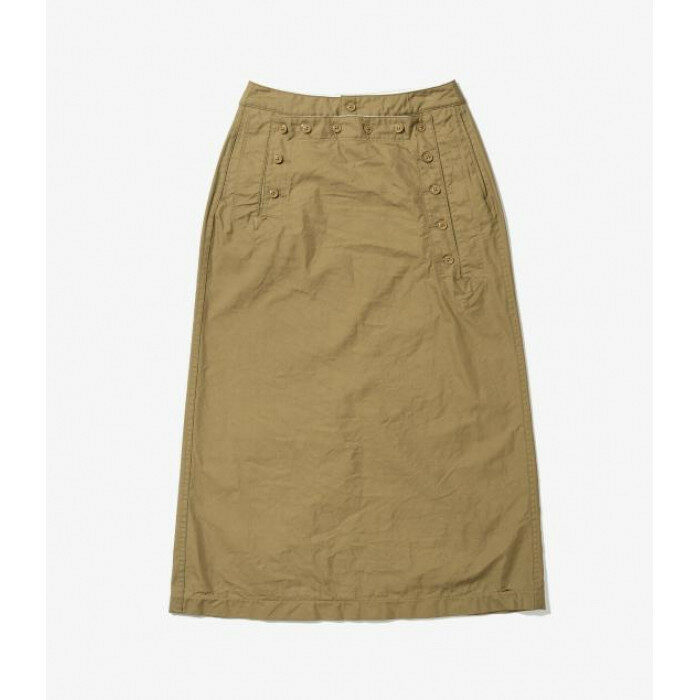 엔지니어드 가먼츠 세일러 스커트 C Khaki Nyco 트윌 24F1WG017 PS537 BS001 - Engineered Garments