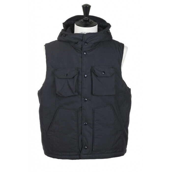 엔지니어드 가먼츠 필드 베스트 B DkNavy Nyco 트윌 24F1C004 PS142 BS002 - Engineered Garments