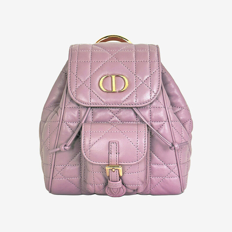 [어포드] 디올 M6302UNOZ06NU 카로 램스킨 백팩 스몰 핑크 APUECXK6 - Christian Dior