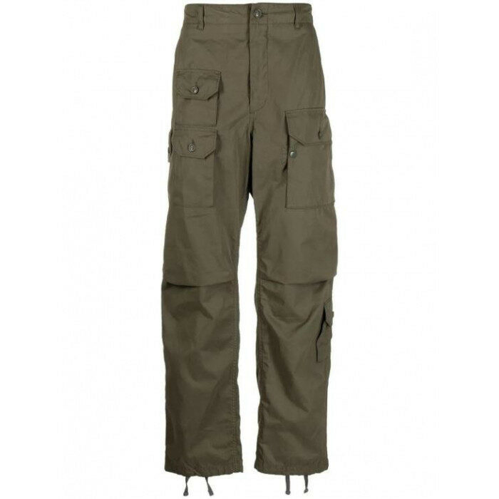 엔지니어드 가먼츠 Flight 팬츠 Heavyweight 코튼 립스 25F1F026 RV251 BK002 - Engineered Garments