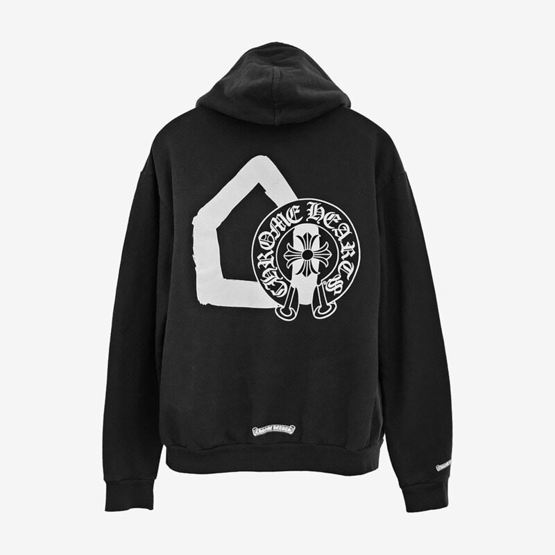 [어포드] [L] 크롬하츠 도버스트릿 콜라보 후드집업 블랙 CTAKOUDS - Chrome Hearts