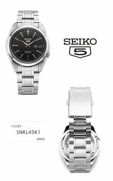 세이코5 SNKL45K1 남성 시계 썸네일 1