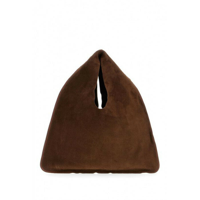 더 로우 스몰 Bindle 백 인 스웨이드 빈들 토트백 W1682 L630 TBRU - The Row