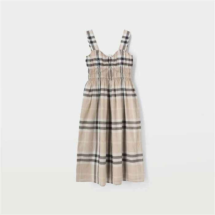 버버리 DELILAH 딜라일라 체크 민소매 원피스 80994111 - Burberry